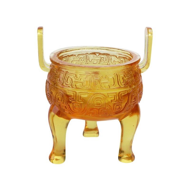 Zlatá glazura stativové ozdoby