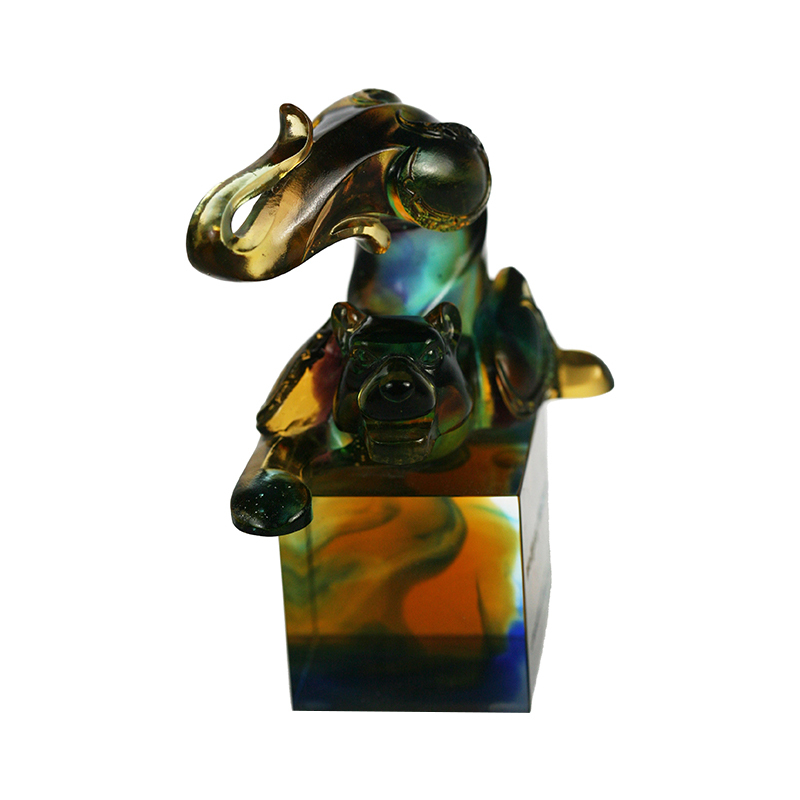 Tygří skleněné křišťálové těsnění