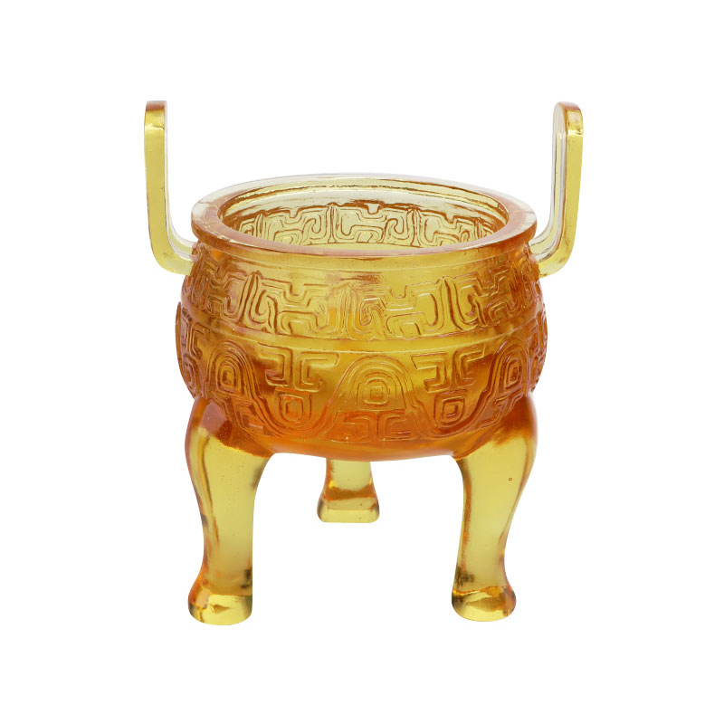 Zlatá glazura stativové ozdoby