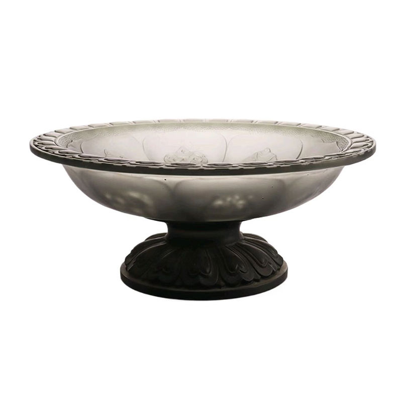 Miska na ovoce z šedé glazury