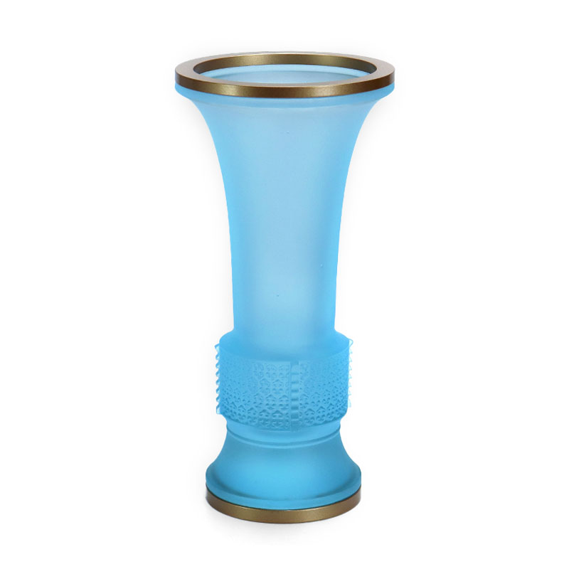 Světle modrá série Ruyi Sada skleněných buddhistických oltářů