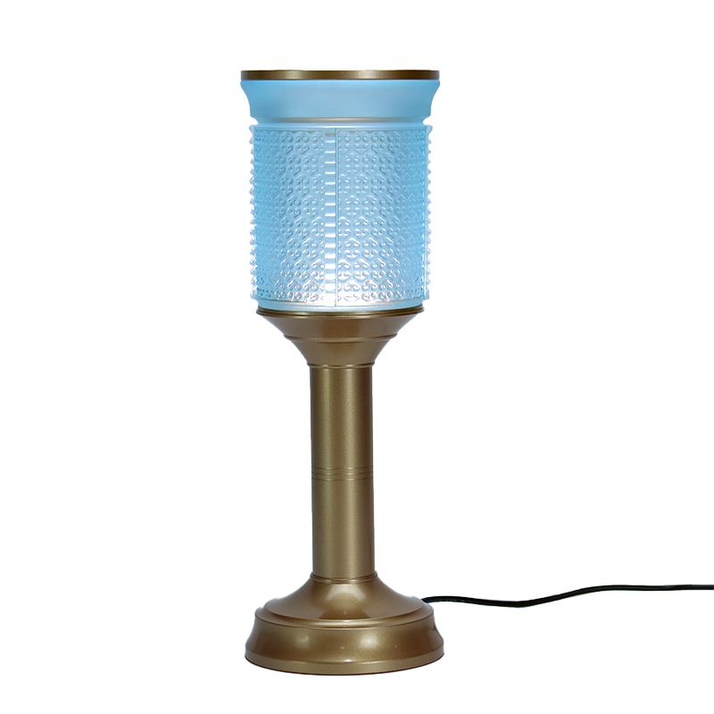 Světle modrá série Ruyi Sada skleněných buddhistických oltářů