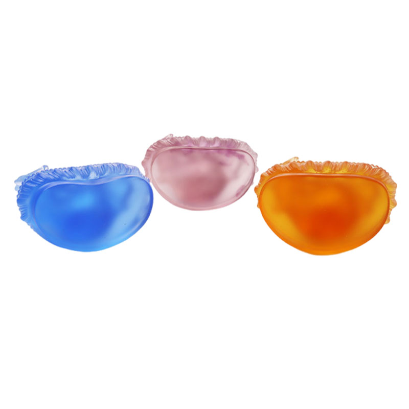 Barevná Liuli Crystal Medicína Socha Buddhy