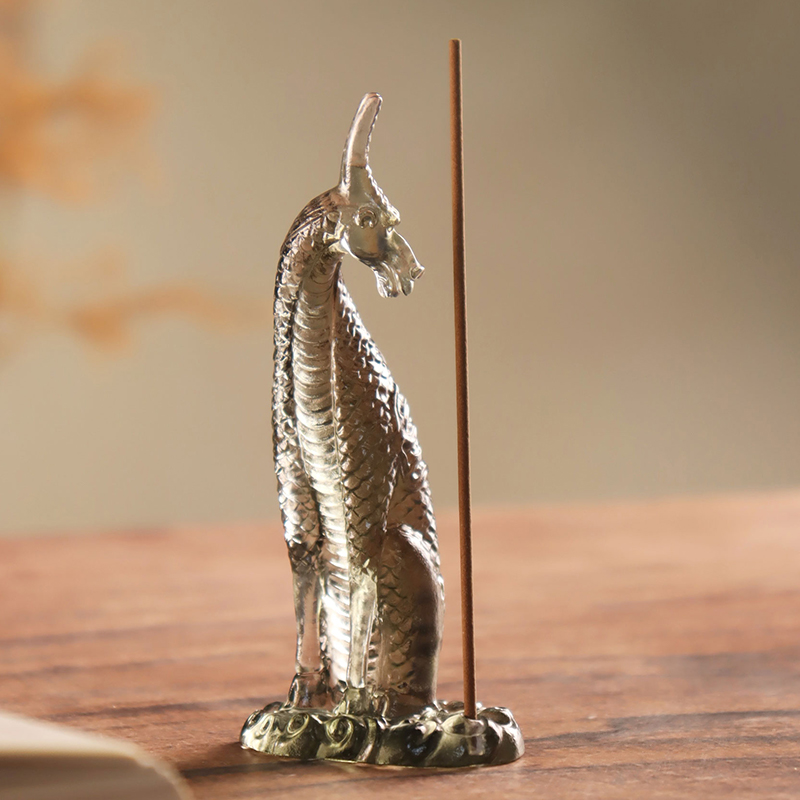 Skleněný držák na vonné tyčinky Kirin