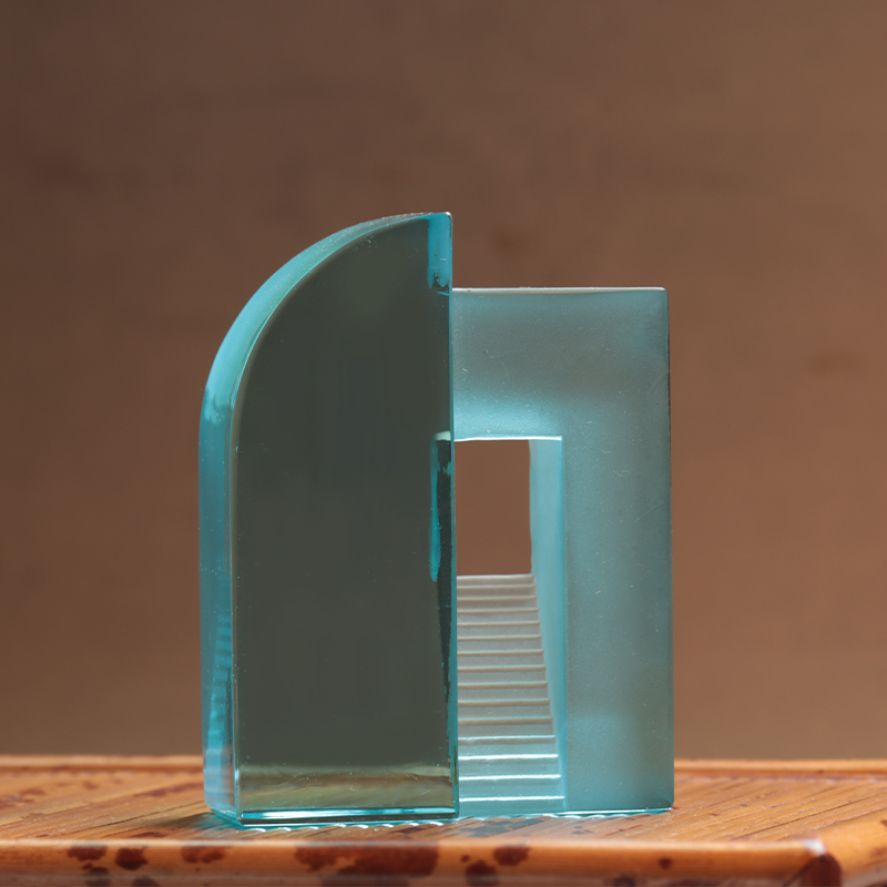 Přechodové modré matné sklo ozdoby na čínské hračky