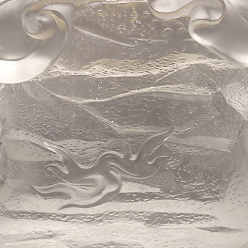 Skleněná socha Ksitigarbha Bodhisattvy